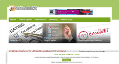 Desktop Screenshot of praktikumsbericht.com